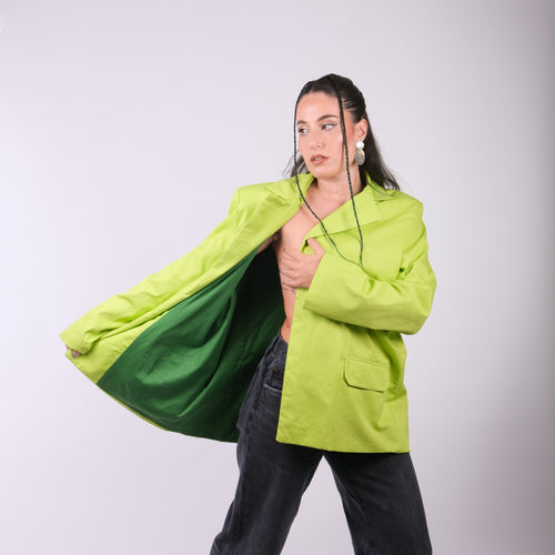 BACK SPLIT LIME BLAZER