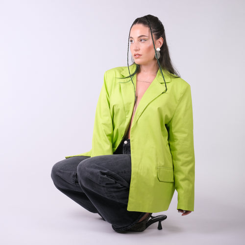 BACK SPLIT LIME BLAZER